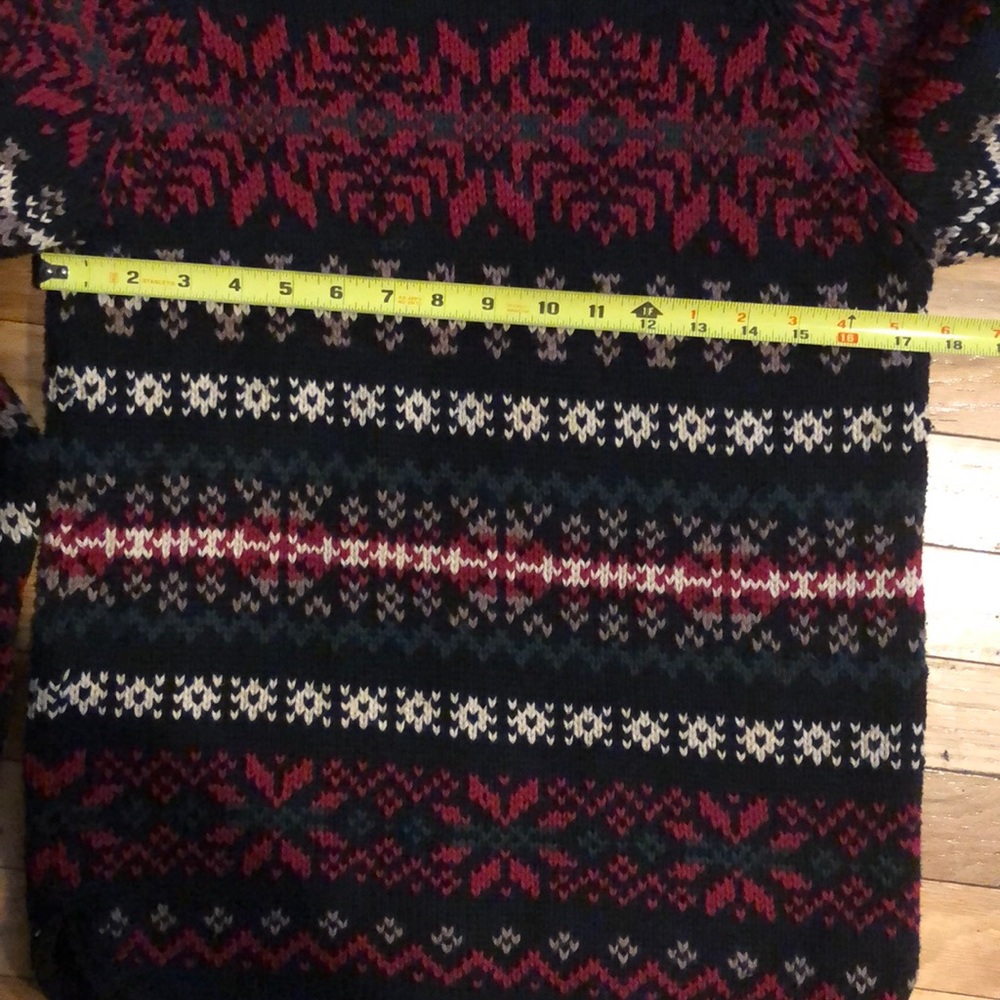 HP🎉Vintage Eddie Bauer Classic Nordic Cozy Ski Sweater Holiday Sz XS - Picture 5 of 6